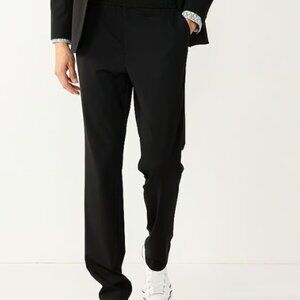 Apt. 9 Big & Tall Modern-Fit Active Wear 46W X 32L Black Dress Pants